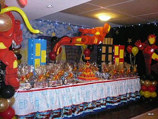Decoracion de Fiestas Infantiles con Iron Man