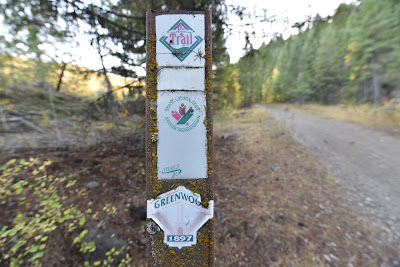 Trans Canada Trail Greenwood British Columbia.