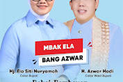 Ela-Azwar Dapat Nomor 1, Relawan dan Pendukung Bahagia