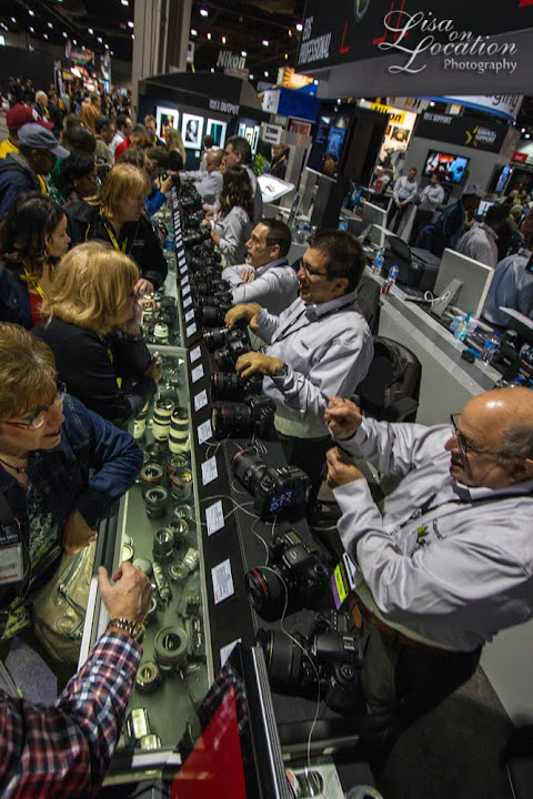 The Canon booth in the Imaging USA Expo, 365 photo project