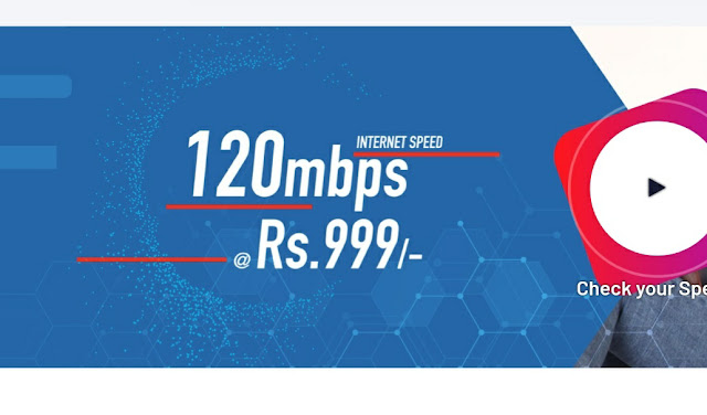 CG Net Present 120 mbps only Rs.999 price