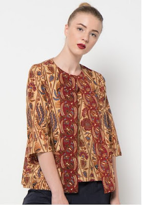 20 Model Baju Batik Wanita Danar Hadi Terbaru  2019 1000 