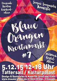 der blaue Orange - Kreativmarkt in Wiesbaden