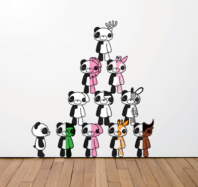 cute stickers - vinly - wallcover - wall art