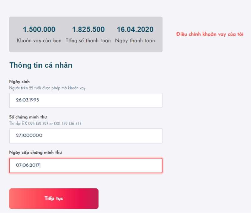 Vamo: Cho vay tiền nhanh online từ 1-10 triệu chỉ với CMND