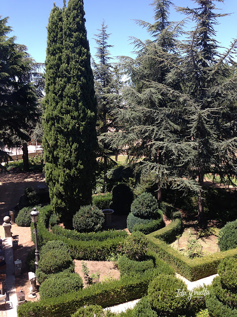 Vista del jardín