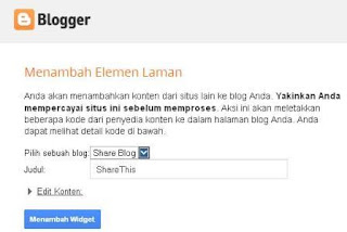 cara membuat tombol share di blog