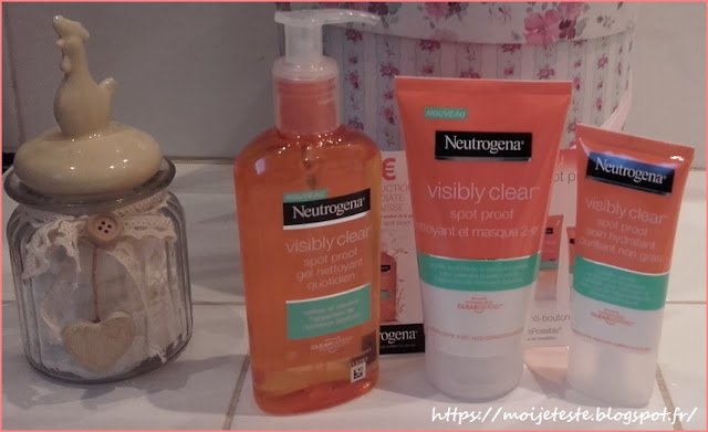 Test de Produit avec Neutrogena : Routine Visibly Clear Spot Proof - https://moijeteste.blogspot.fr/