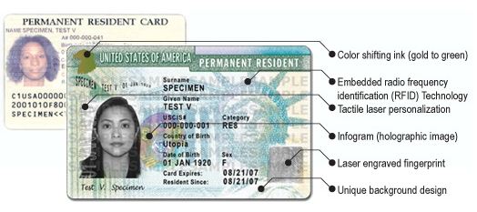 JNTC Articles USA New Green Card 'Look' for the 21st
