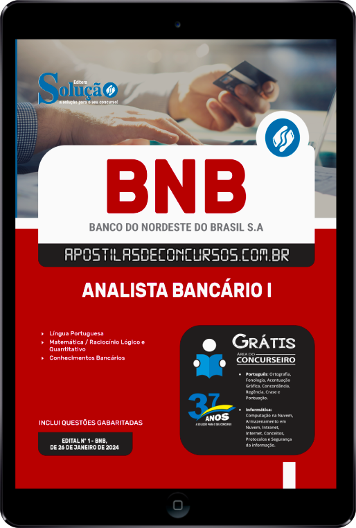 Apostila BNB 2024 PDF Download Analista Bancário 1