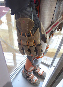 The Martian astronaut spacesuit glove detail