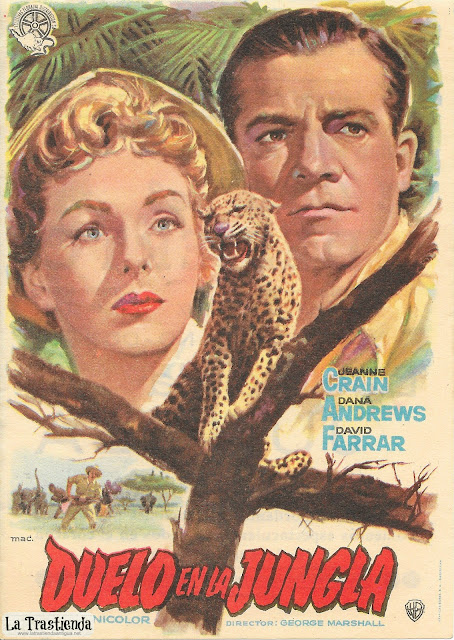 Duelo en la Jungla - Programa de Cine - Jeanne Crain - Dana Andrews