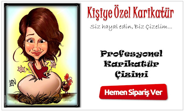 portre karikatür siparişi