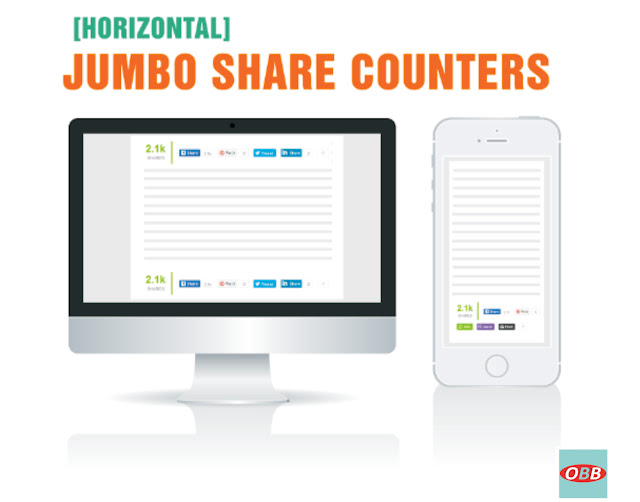 Horinzontal Share Button