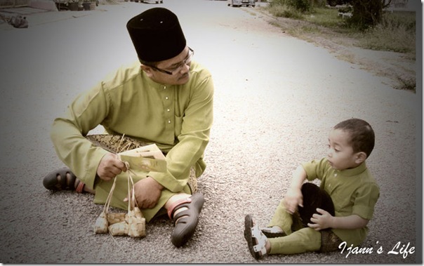 Laik fader laik san, soh raya kat rumah, kat jalan gak dia nak...