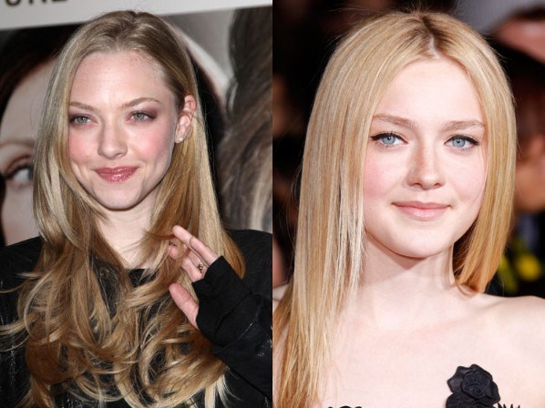 Amanda Seyfried e Dakota Fanning Angelina Jolie e Megan Fox