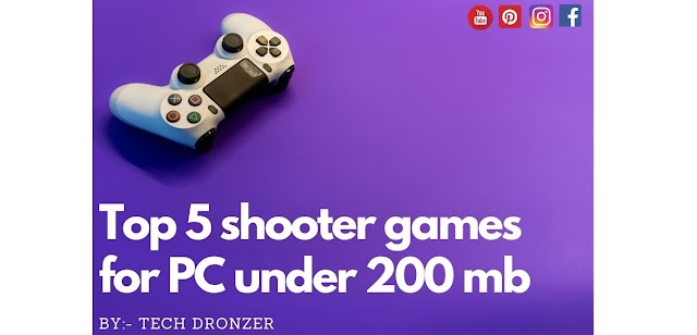 Top 5 Shooter game for PC under 200 Mb  (2021)