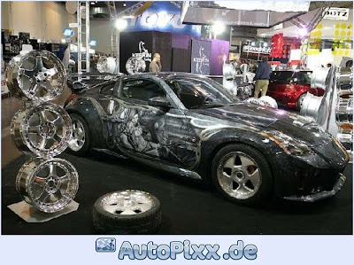 Nissan 350Z Car Airbrush