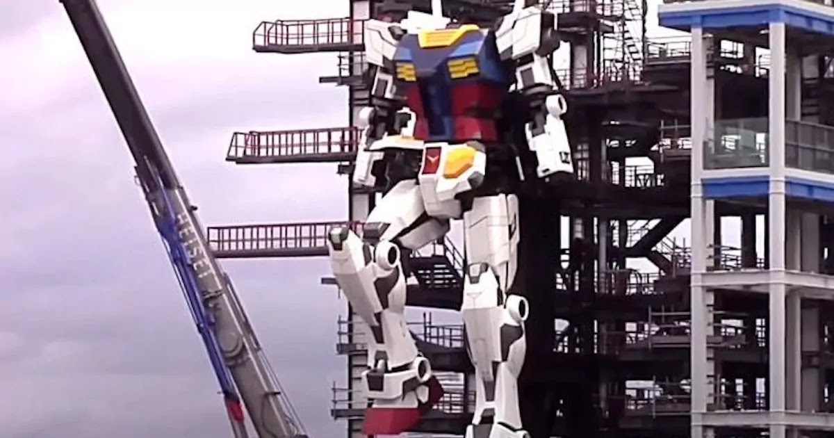 VIDEO: Japan's 60 Foot, Life-Sized Gundam Robot Takes Its First Steps