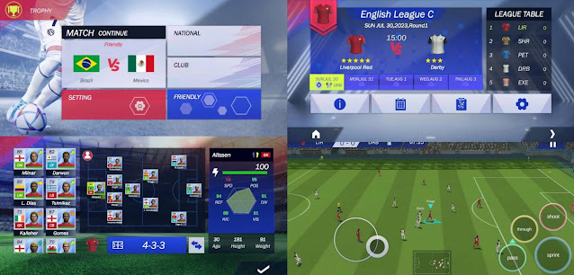 Football League 2023 APK Offline Download Android 100 MB