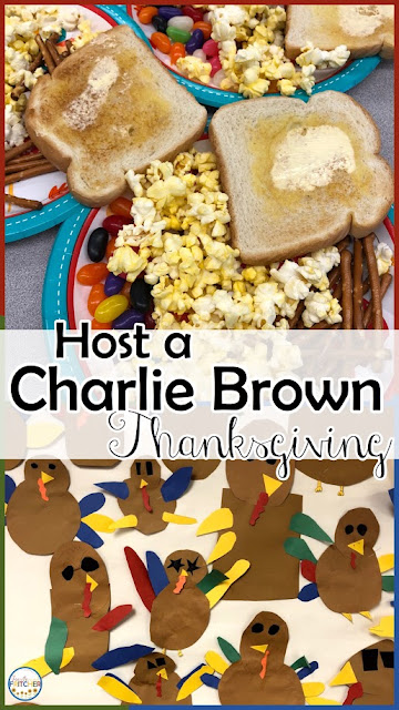 charlie brown thanksgiving classroom