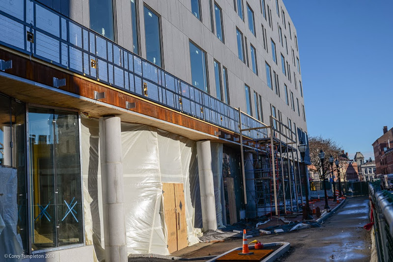 Portland, Maine USA Hyatt Place Hotel Old Port under construction by Corey Templeton