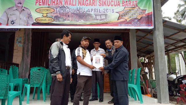 Mendaftar Menjadi Calon Wali Nagari, Syamsul Bahri Nyatakan Siap Membangun Nagari Sikucur Barat