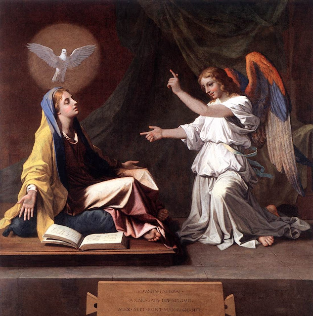 Annunciation, 5 stars, Virgin Mary