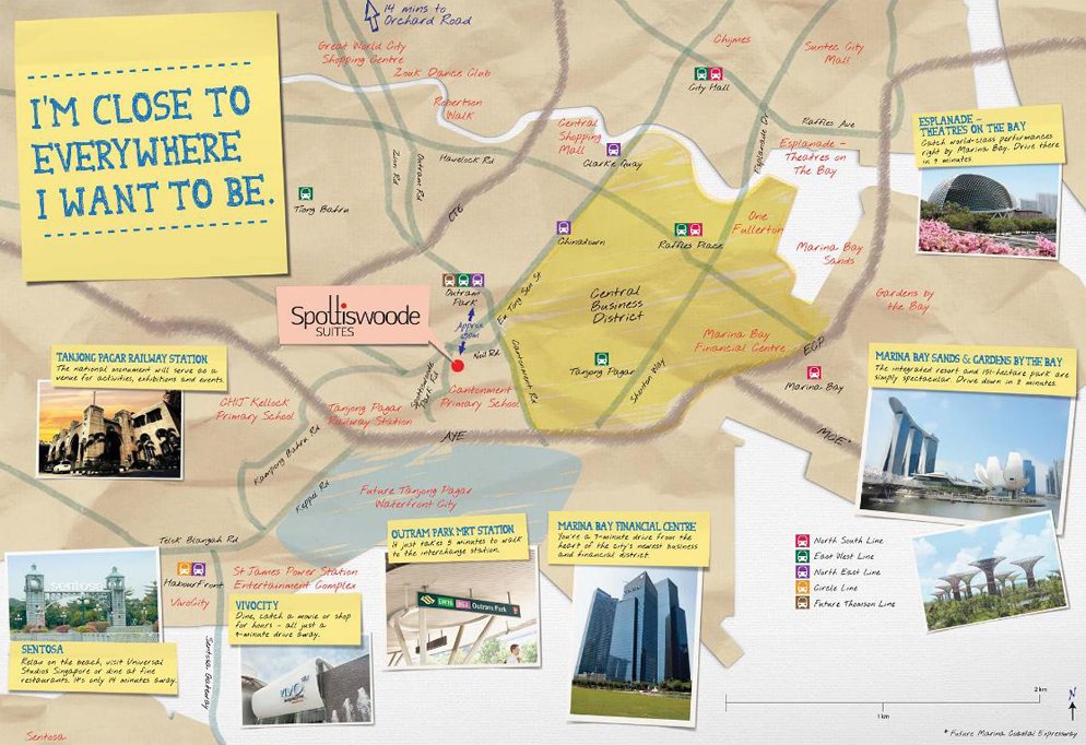 Spottiswoode Suites Location Map