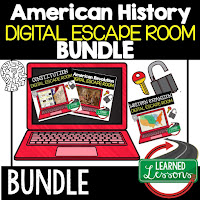 American History Timelines, American History Word Walls, American History Test Prep, American History Outline Notes, American History by President Research, American History Mapping Activities, American History Biography Profiles, American History Interactive Notebooks