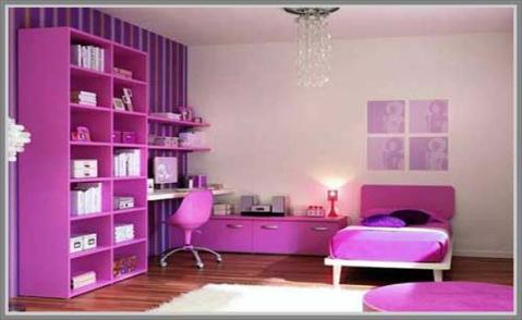 IDEAS FOR GIRLS BEDROOM DECORATION WITH PURPLE Ideas for 