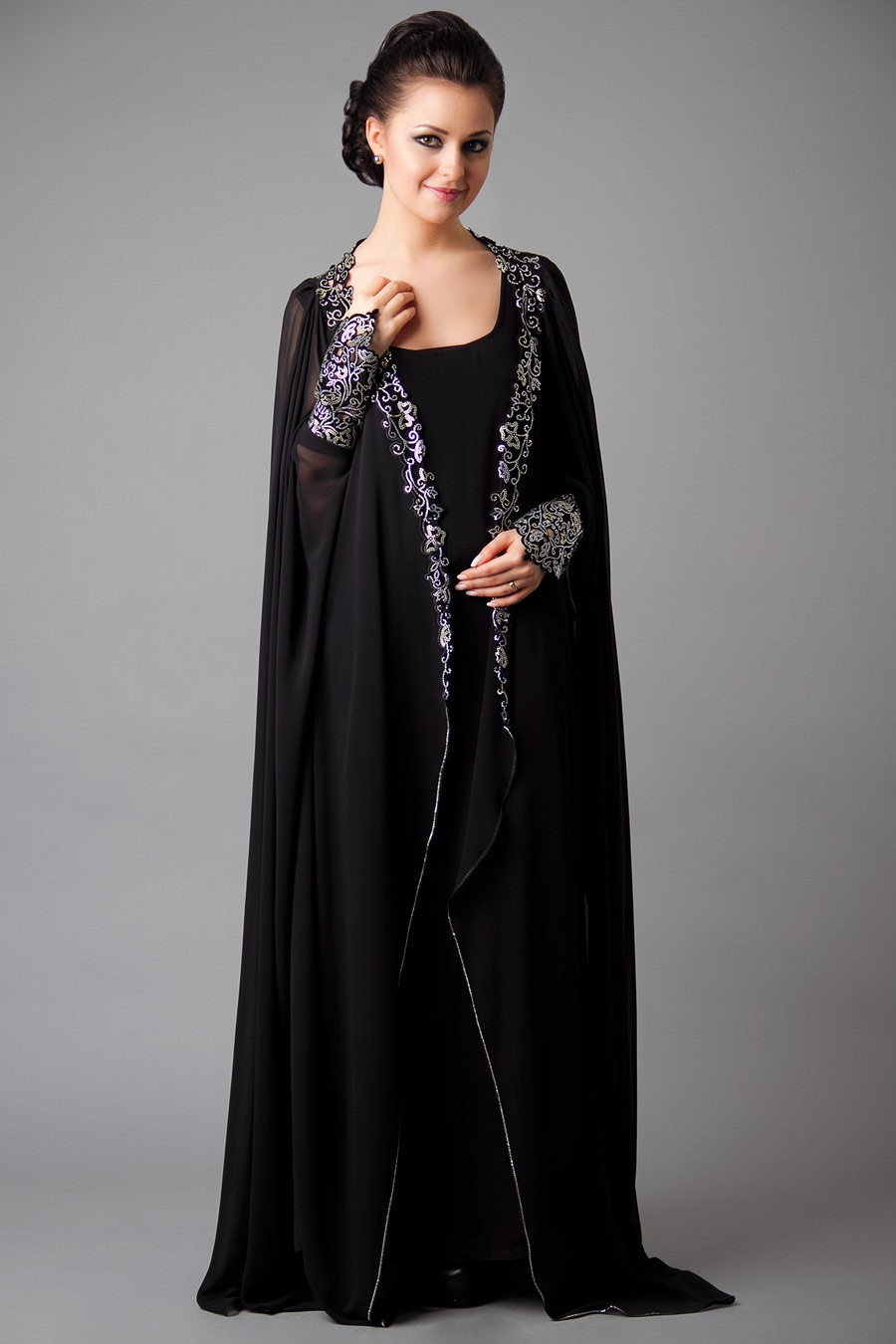 Designer Embroidered Abaya Collection 2013-2014  New 