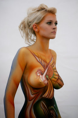 female art body painting photos