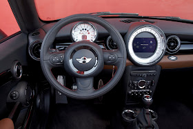 Interior view of the 2013 Mini John Cooper Works Roadster