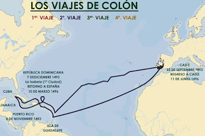  Los viajes de Colón.