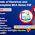 Fundamentals of Electrical and Electronics Complete BCA Notes Pdf