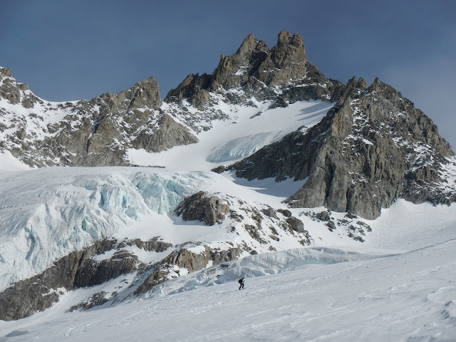 ski de rando Aiguilles rouges du Dolent-glacier du Tour Noir Manu RUIZ