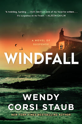 book cover of psychological thriller Windfall by Wendy Corsi Staub
