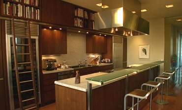 Bookshelves in Kitchens Cecconi Simone
