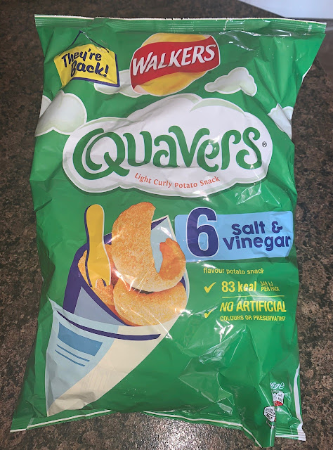 They're Back! Quavers - Salt and Vinegar