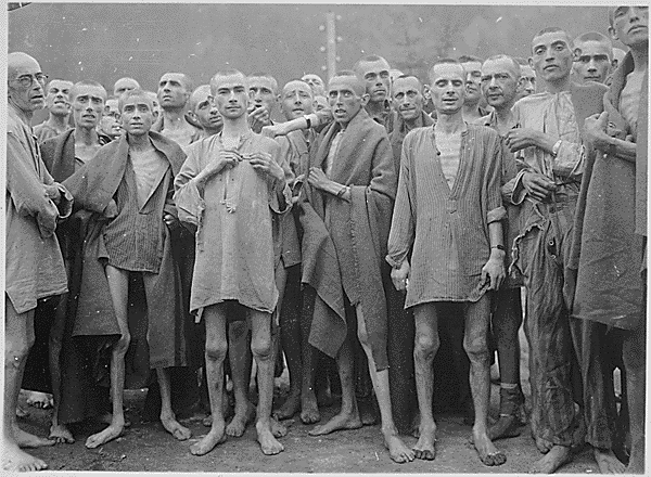 Image result for photos, death camps, ww2