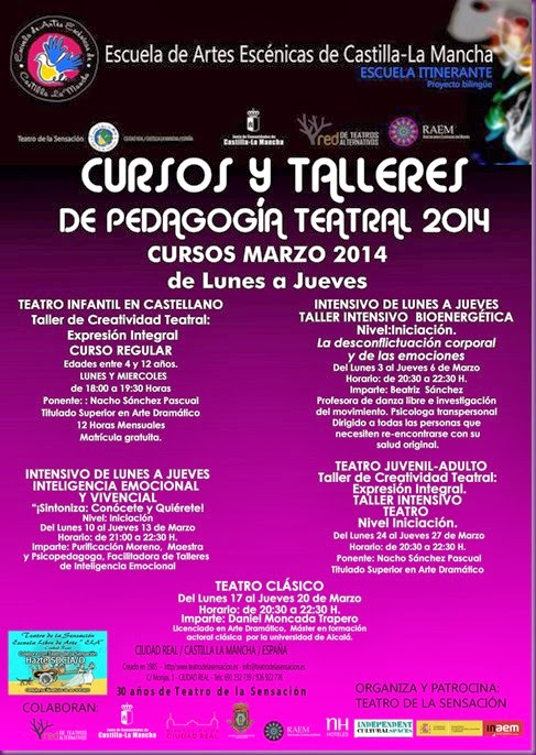 cursos y talleres marzo 2014-1