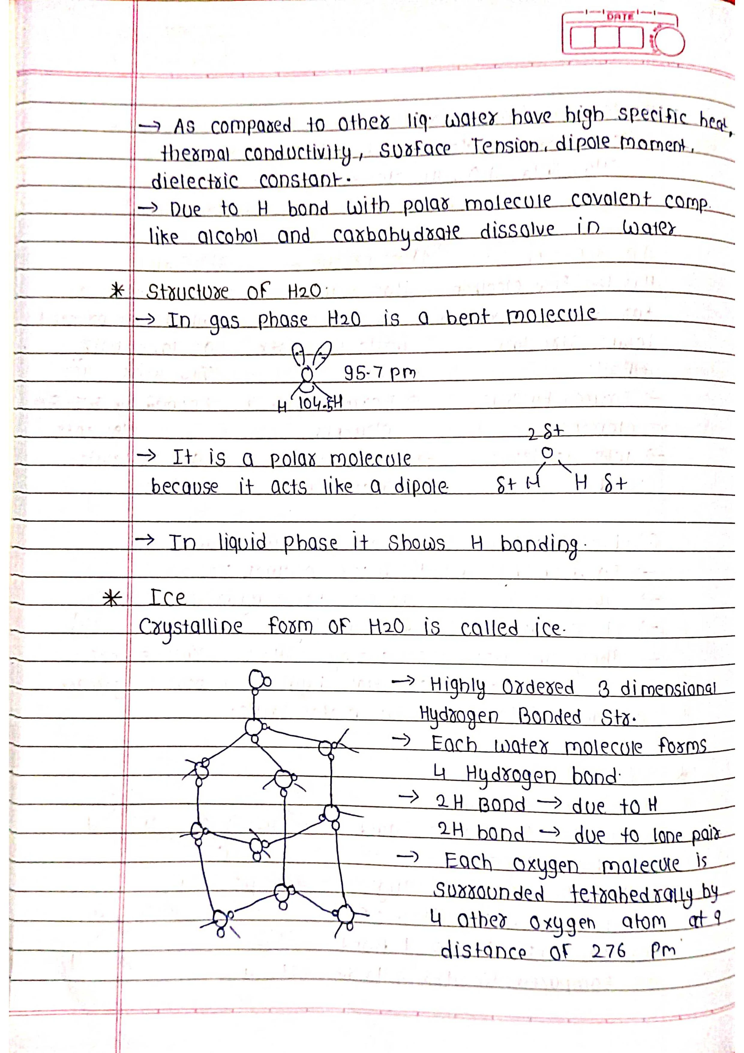 Hydrogen - Chemistry Short Notes 📚