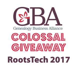 Genealogy Business Alliance RootsTech 2017 Colossal Giveaway