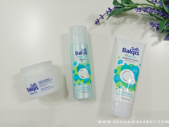 Safi Balqis Oxywhite Dengan Tiga Langkah Mudah