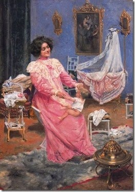 madre con bebe vintage (11)