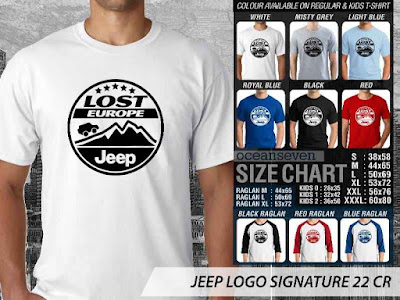 T shirt JEEP LOGO SIGNATURE 20 CR