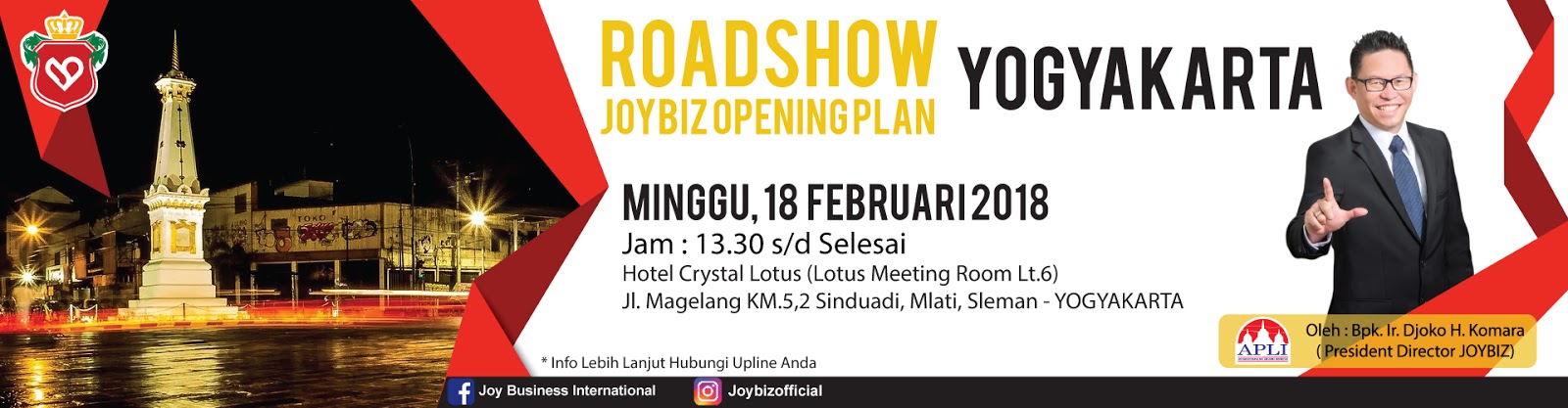 Joy Open Plan (JOP) Roadshow Kota Yogyakarta