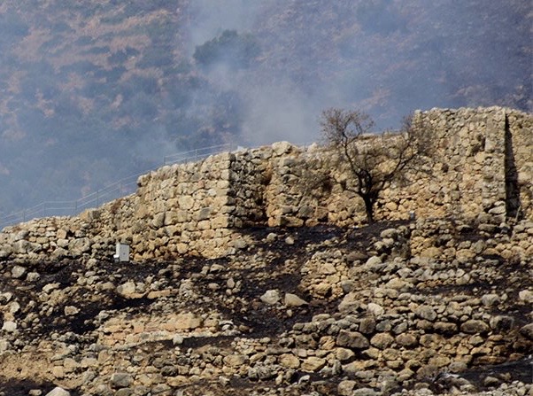 Πρώτη εκτίμηση για την πυρκαγιά στον αρχαιολογικό χώρο των Μυκηνών