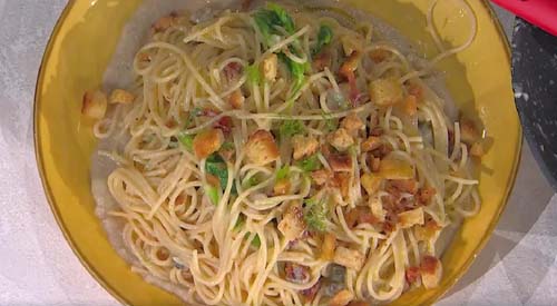 Spaghetti con crema di finocchio ricetta Antonella Ricci